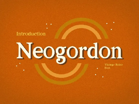 Neogordon font