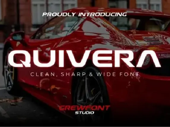 Quivera Display font