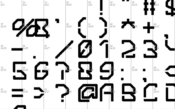 GENESIX font