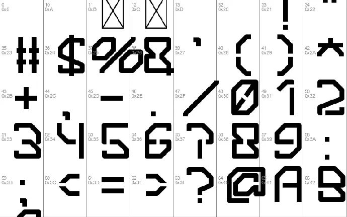 GENESIX font