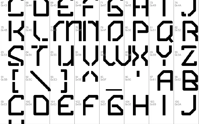 GENESIX font