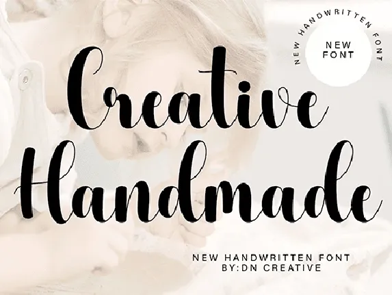 Creative Handmade font