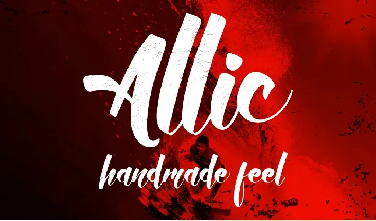 Allic Script Free font