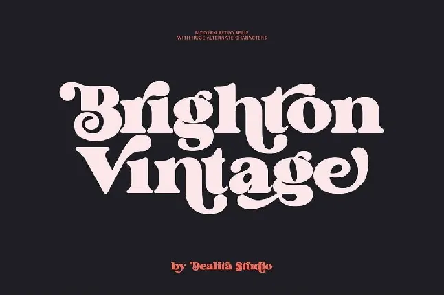 Brighton Vintage font