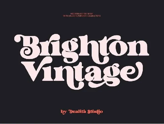 Brighton Vintage font