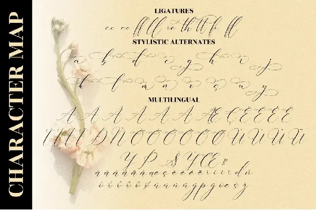 Dahliakeys font