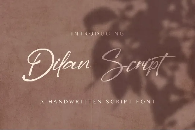 Dilan Script font