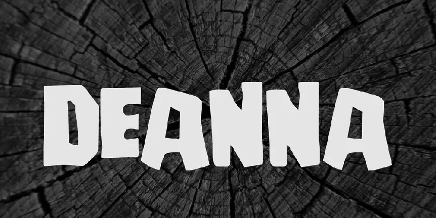 Deanna font