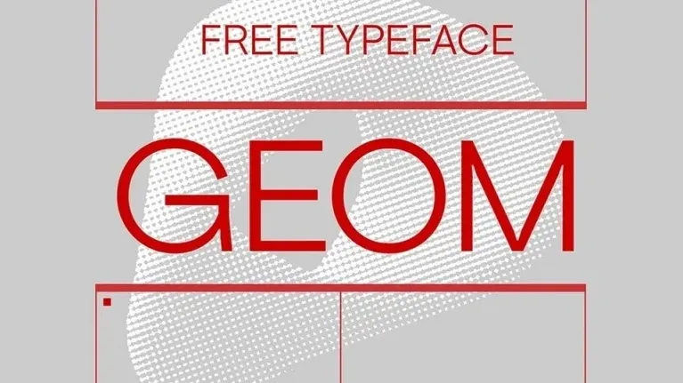 Geom Typeface font