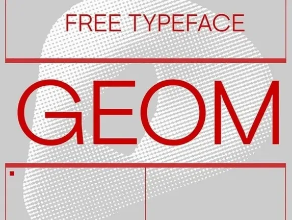 Geom Typeface font