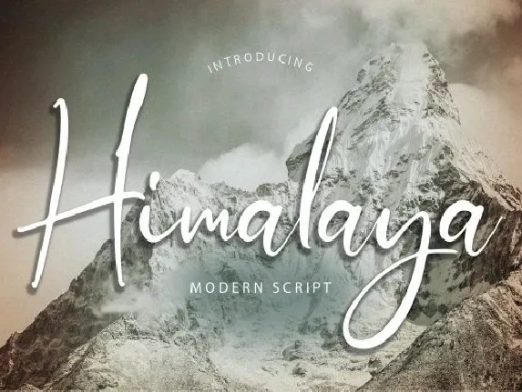 Himalaya font