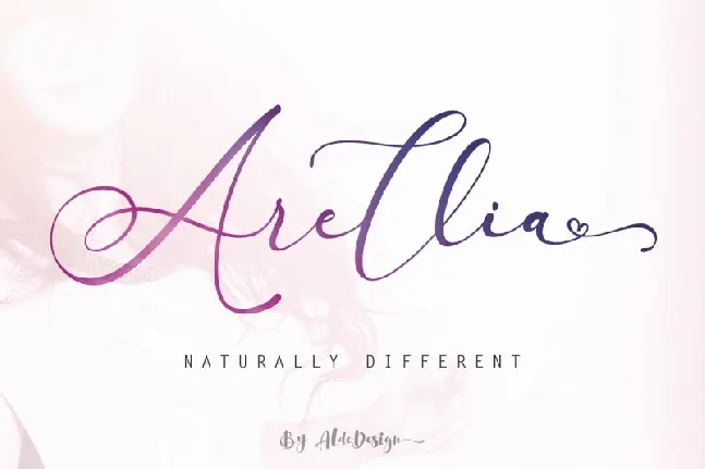 Arellia Script font