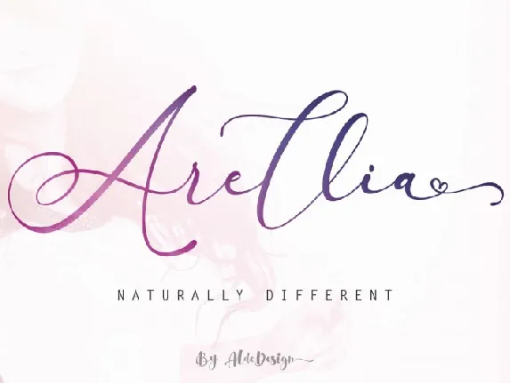 Arellia Script font