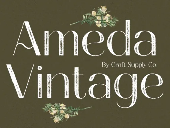 Ameda Vintage font