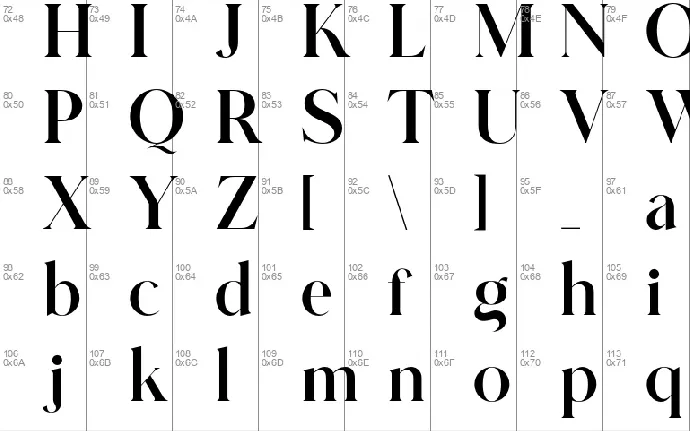 Glitten font