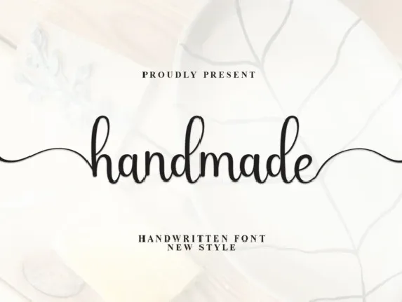 Handmade Calligraphy Typeface font