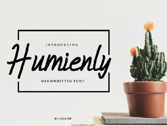 Humienly Script Free font