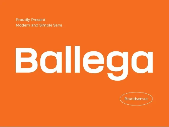 Ballega font