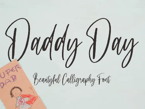 Daddy Day font