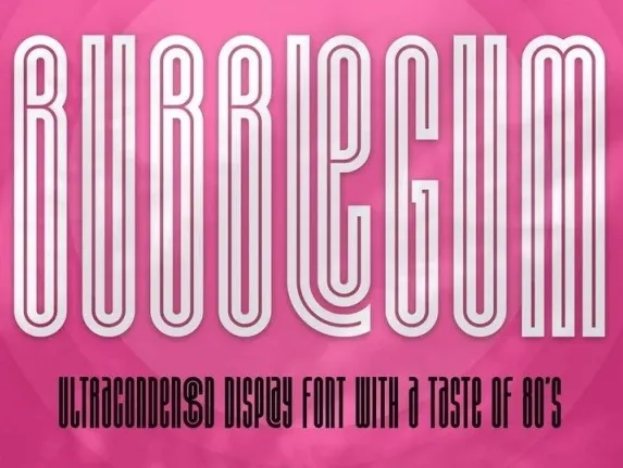 ST-Bubblegum font