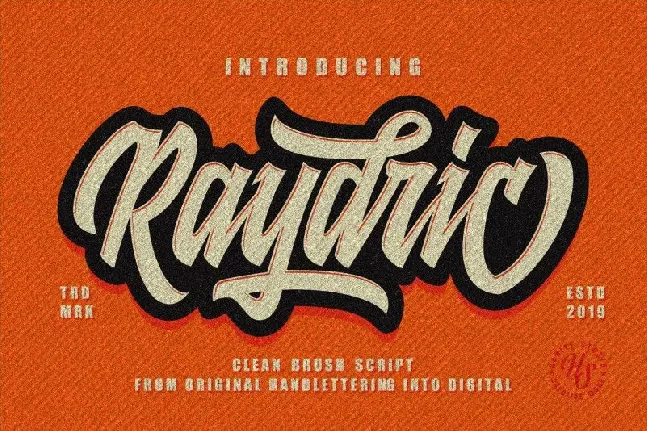 Raydric Script font