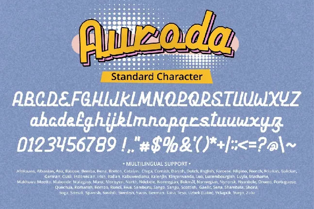 Auroda font