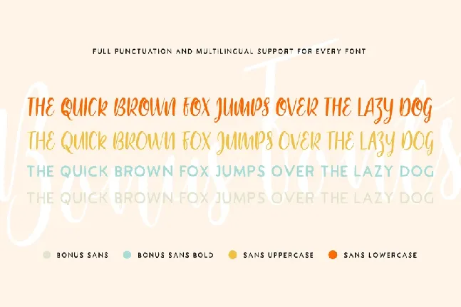 Bouncy Castle Family Free font