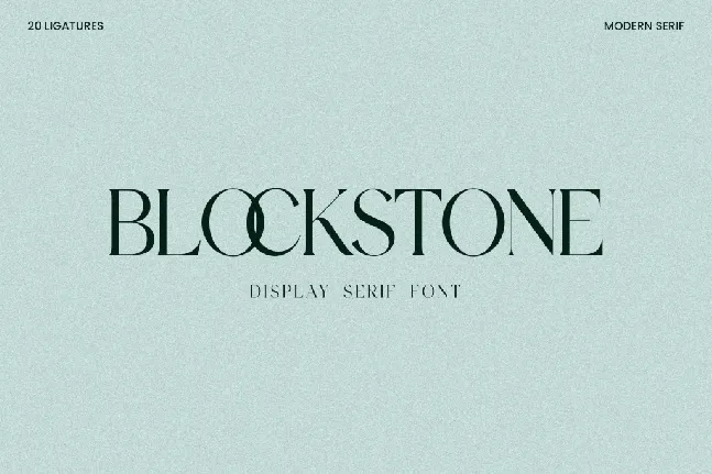 blockstone font