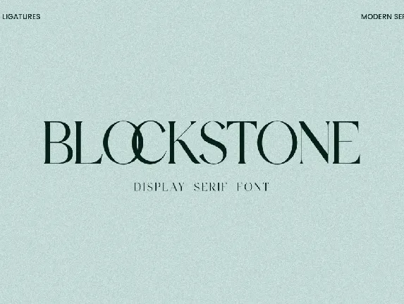 blockstone font