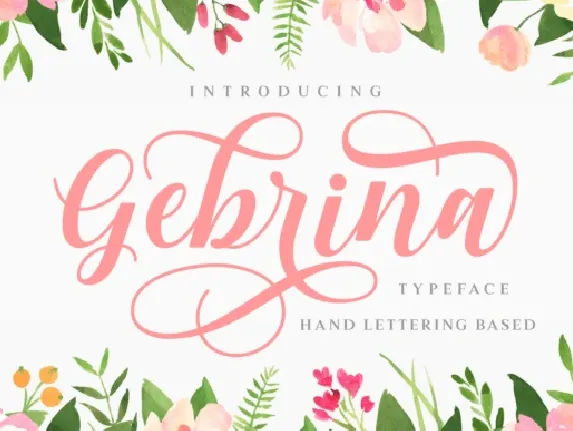 Gebrina Script Free font