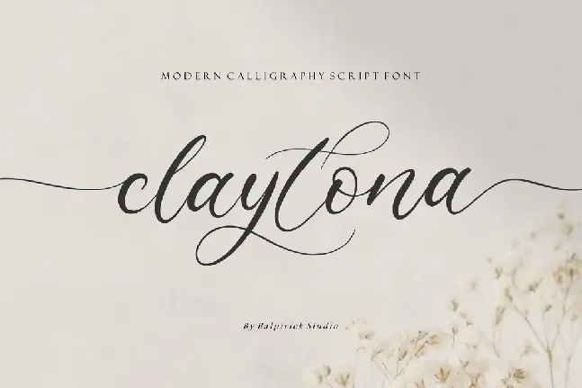 claytona font