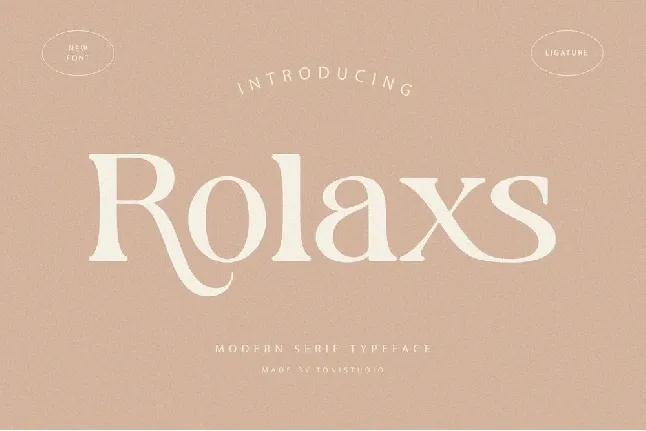 Rolaxs font