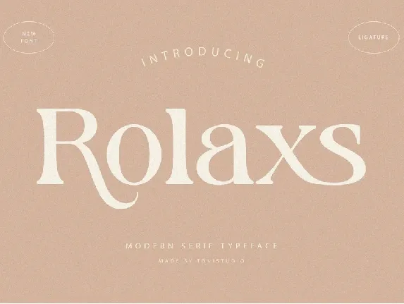 Rolaxs font