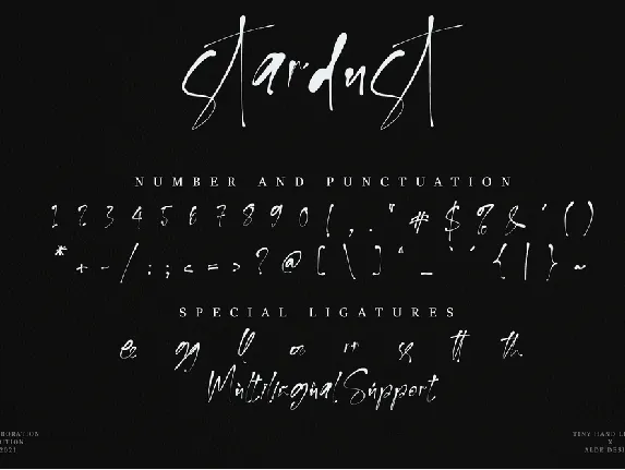 stardust font