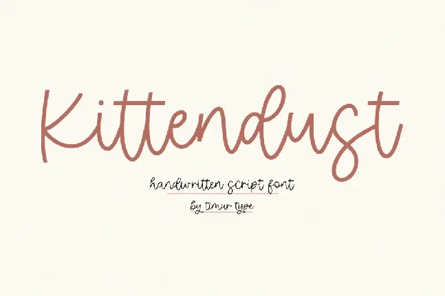 Kittendust font