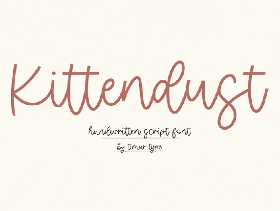 Kittendust font