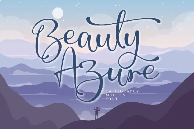 Beauty Azure font