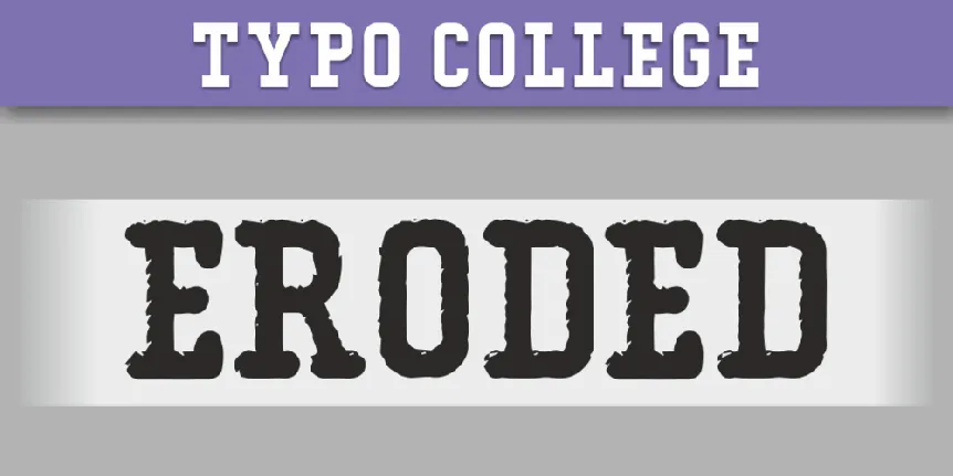 Typo College font