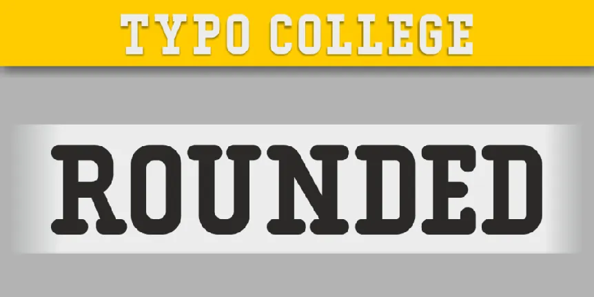 Typo College font