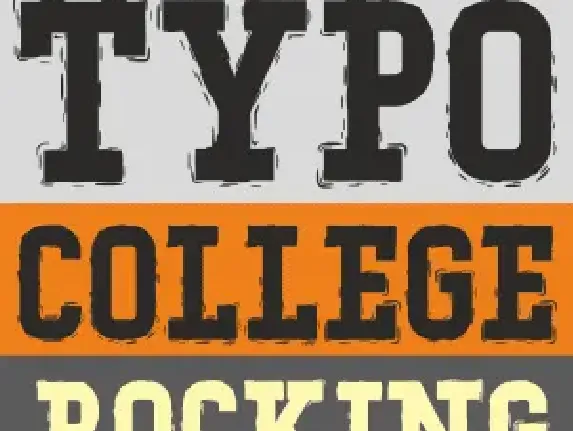 Typo College font