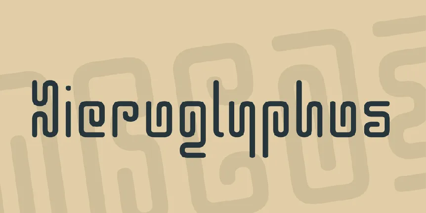 Hieroglyphos font