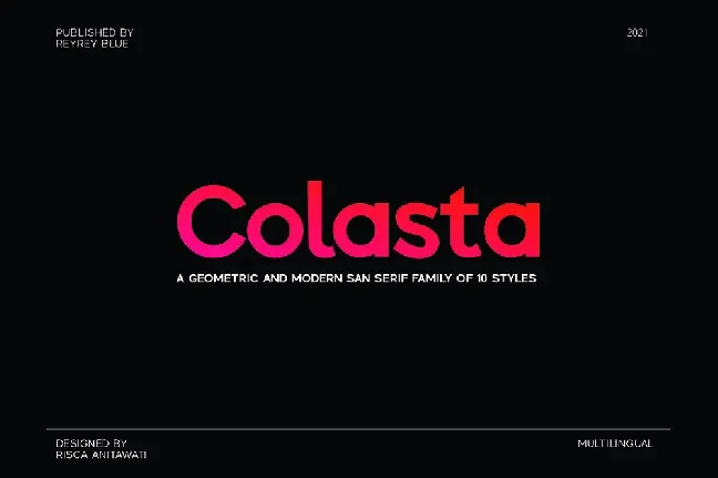 Colasta Family font