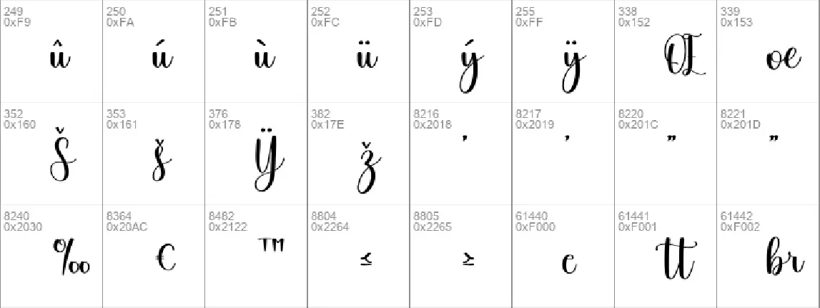 Masphine font