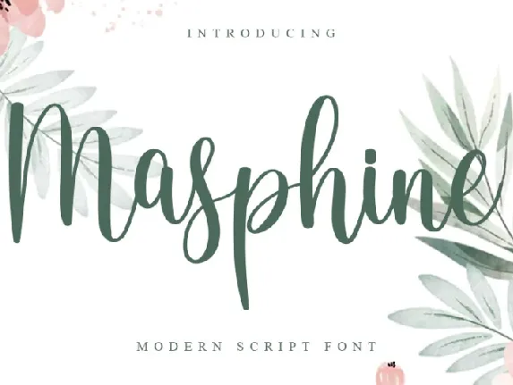 Masphine font