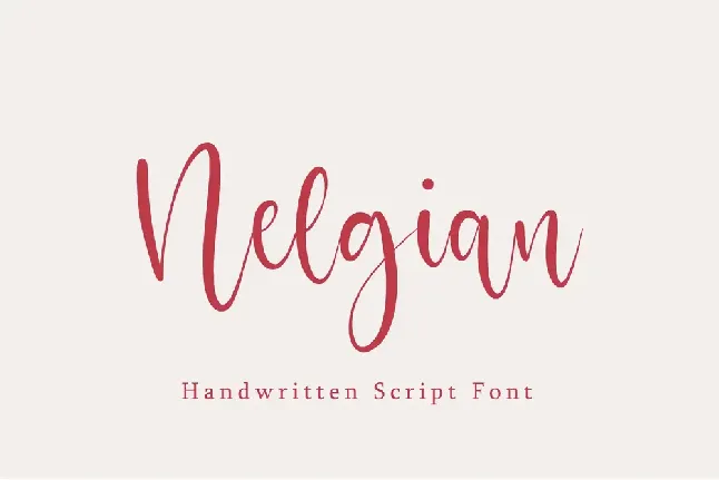 Nelgian font