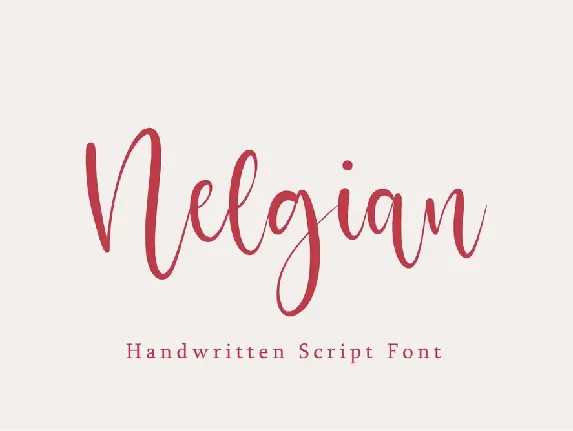 Nelgian font