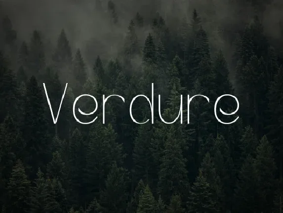 Verdure font