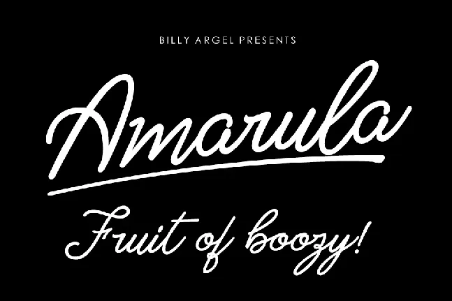 Amarula Free Download font