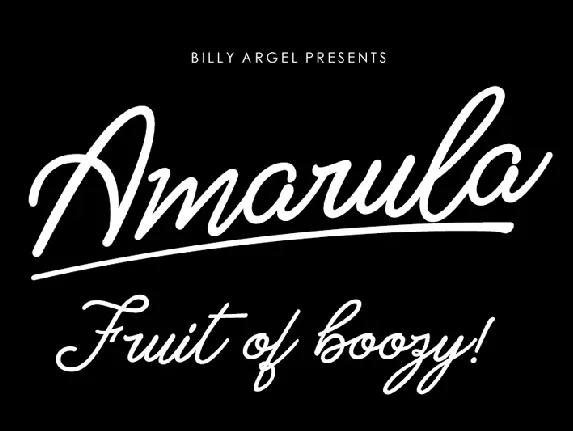 Amarula Free Download font