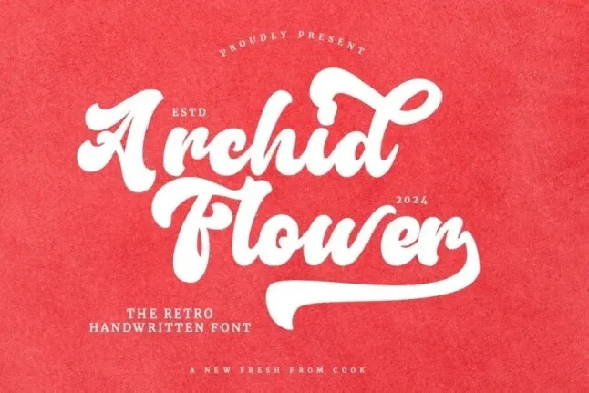 Archid Flower font